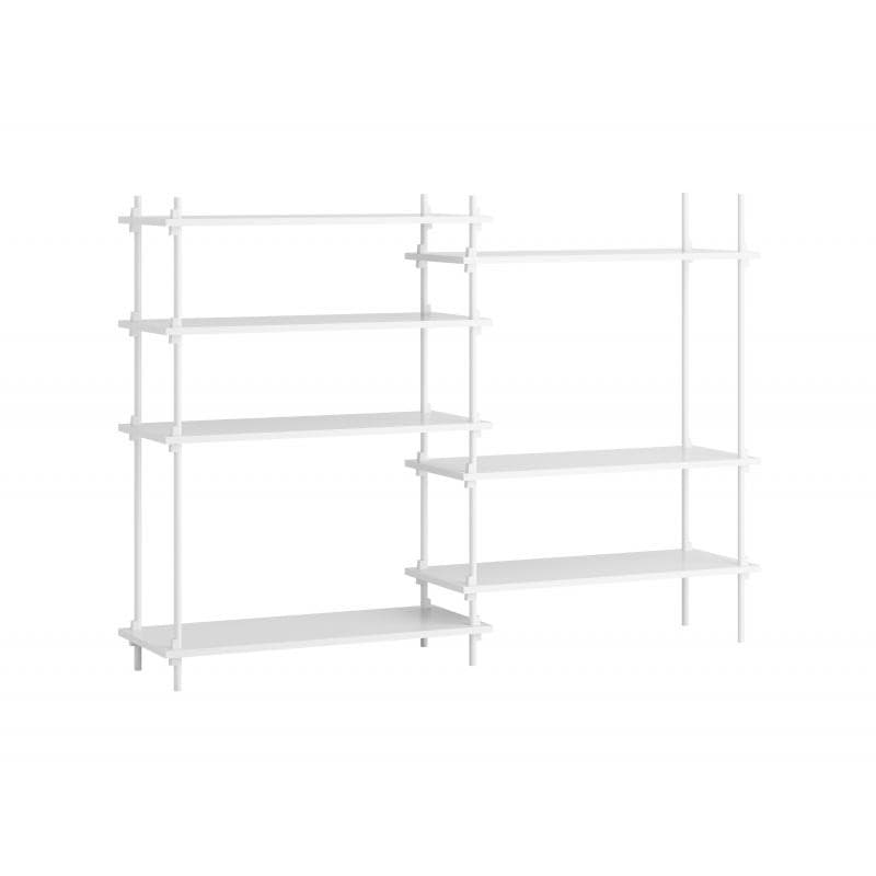 Moebe Shelving System Hvid Medium double