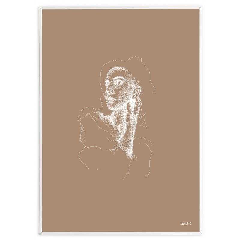 Taishō "Tilbageblik" 100 x 140 Efterårsbrun