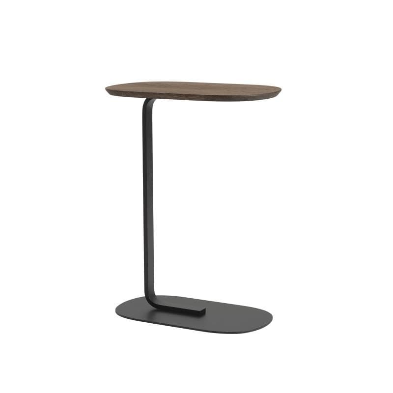 Muuto Relate Side Table 73 Massiv røget eg/sort