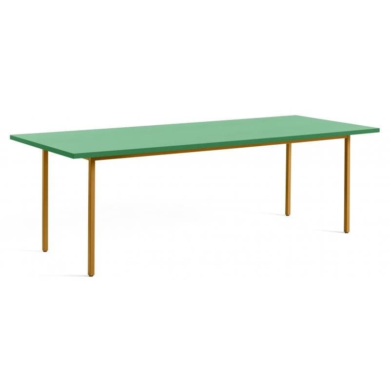 HAY Two-Colour 240 Spisebord Green Mint/Ochre