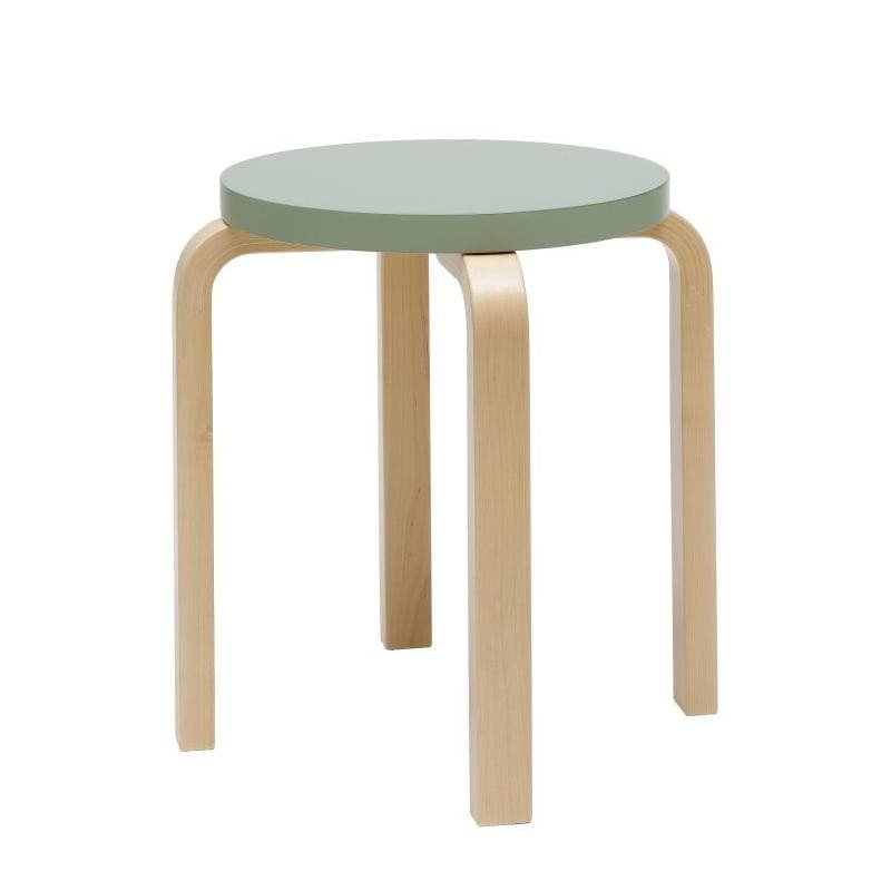 Artek Stool E60 Skammel Grøn