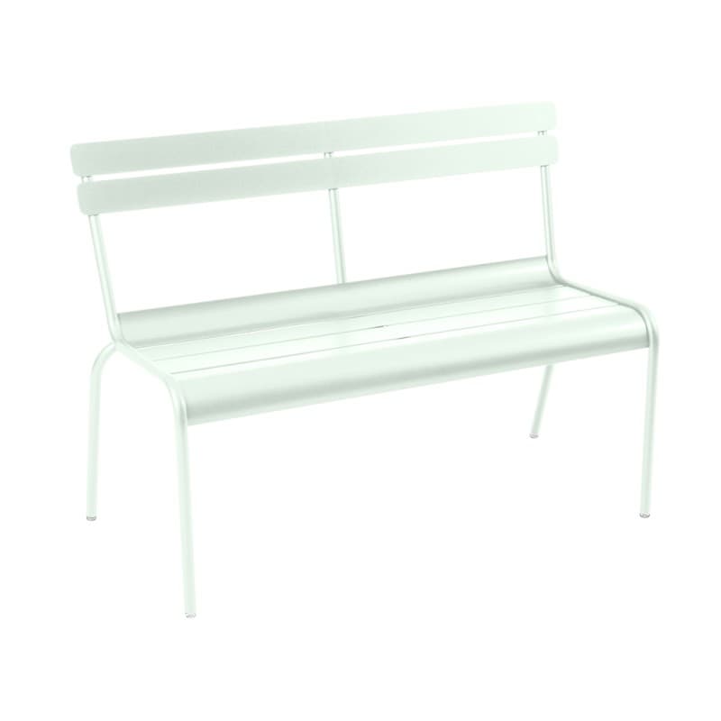 Fermob Luxembourg Bench w. Backrest Ice Mint