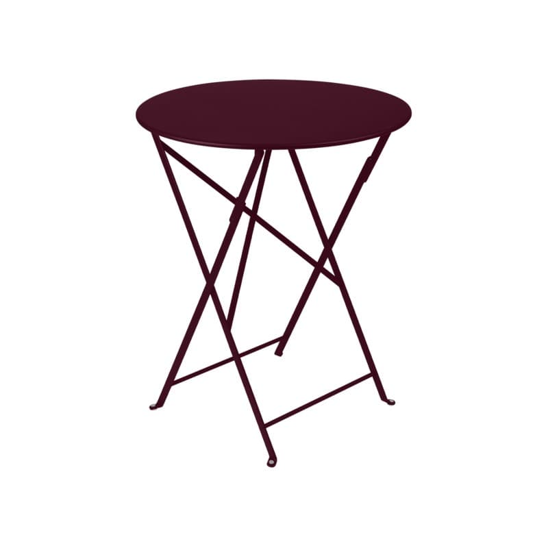 Fermob Bistro+ Table Ø 60 Black Cherry