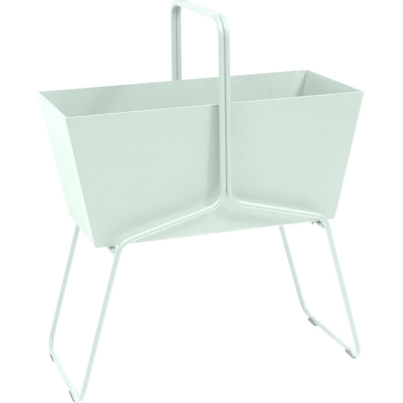 Fermob Basket High Planter Ice Mint