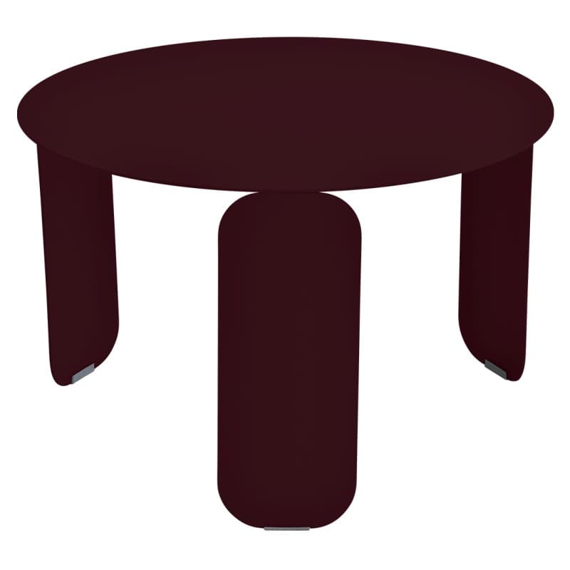 Fermob Bebop Low Table Ø 60 Black Cherry