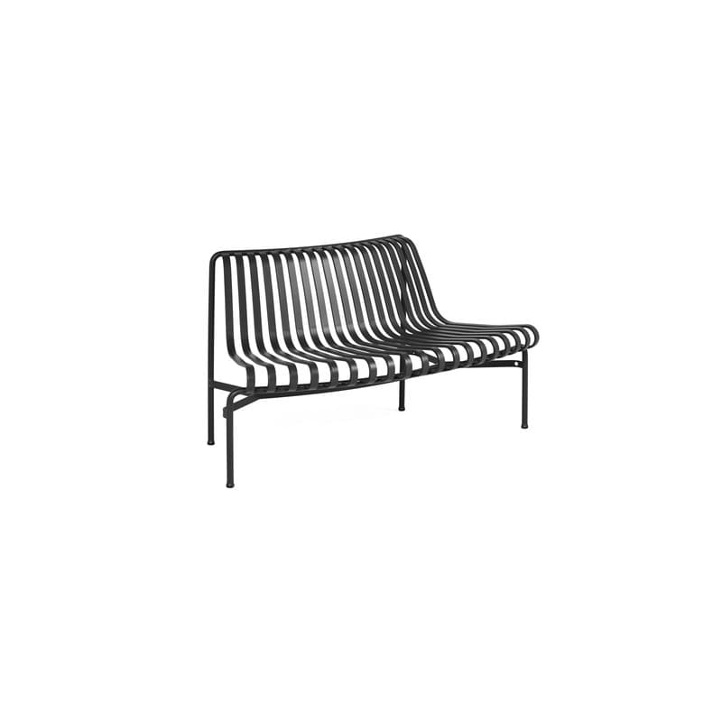 HAY Palissade Park Dining Bench – Out Add-on Anthracite