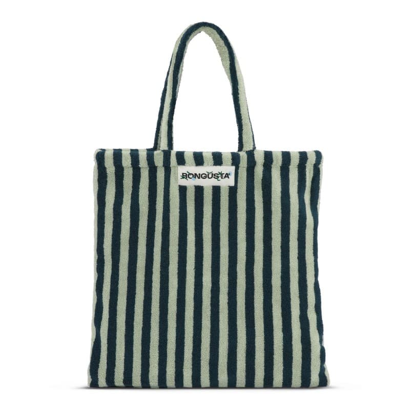 Bongusta Naram Totebag Sea Foam & Deep Teal