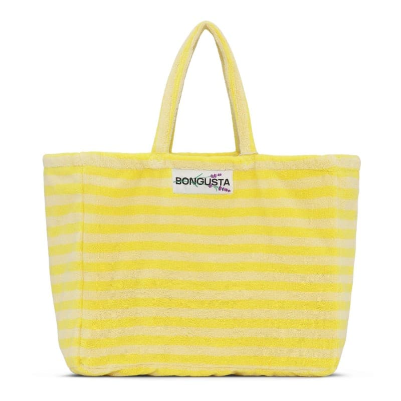 Bongusta Naram Weekend Bag Pristine & Neon Yellow