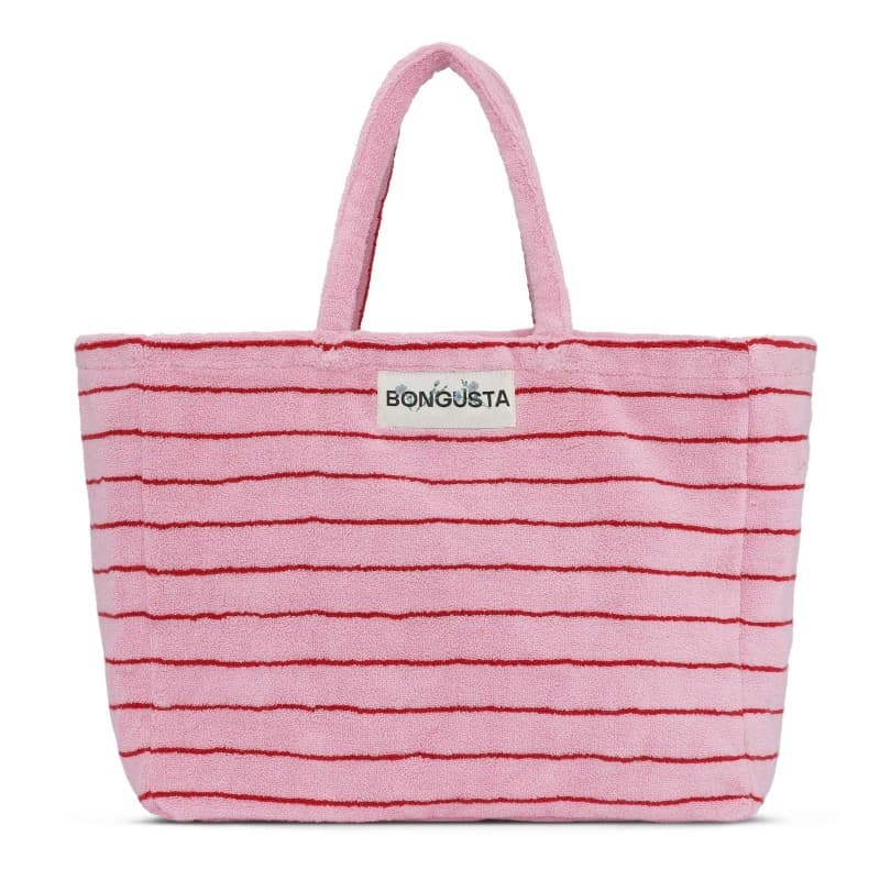 Bongusta Naram Weekend Bag Baby Pink & Sky Patrol Red