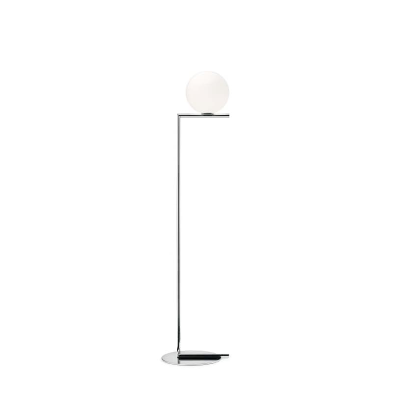 Flos IC Lights Floor F2 Chrome