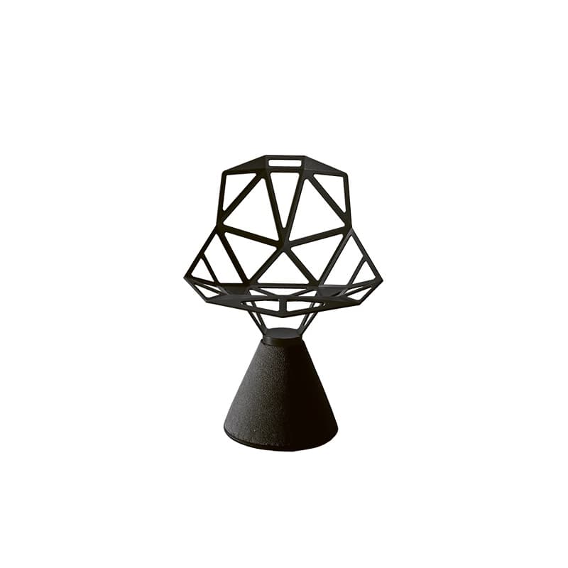 Magis Chair One Swivel Concrete Black Black Concrete