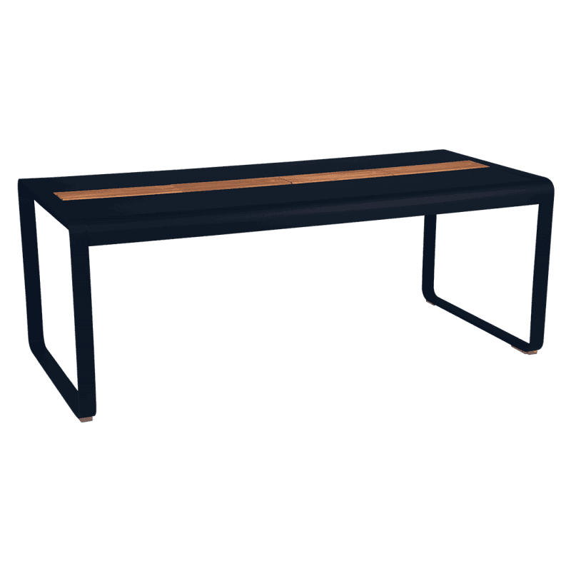 Fermob Bellevie Table 196 x 90 Storage Deep Blue