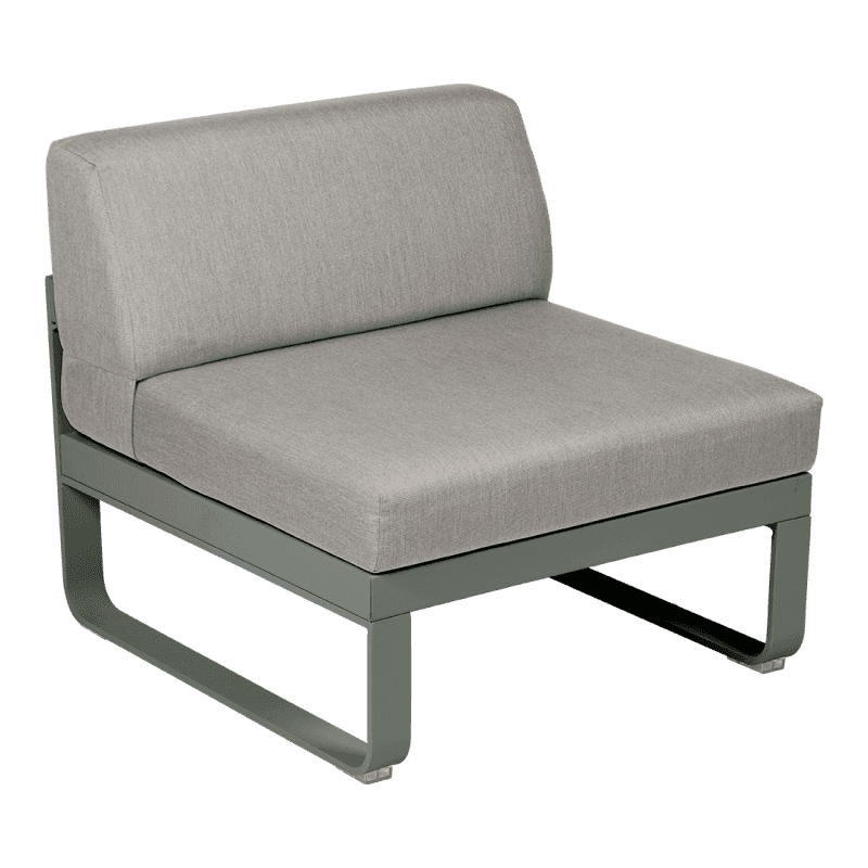 Fermob Bellevie 1-Seater Central Module Grey Taupe