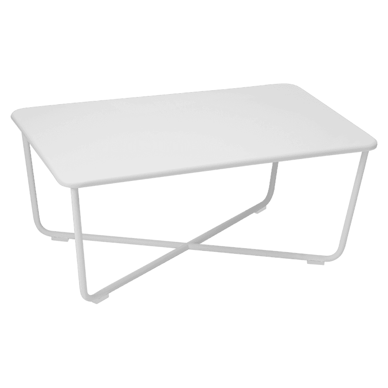 Fermob Croisette Low Table Cotton White