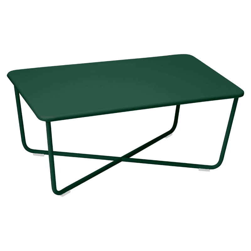 Fermob Croisette Low Table Cedar Green