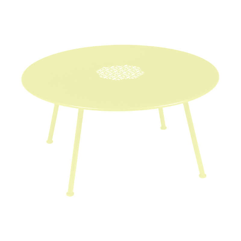 Fermob Lorette Low Table Frosted Lemon
