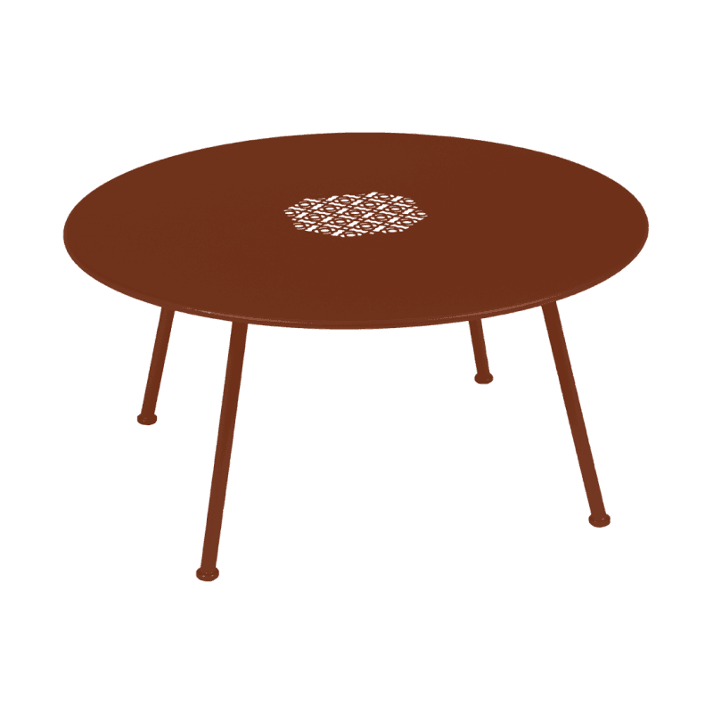 Fermob Lorette Low Table Red Ochre