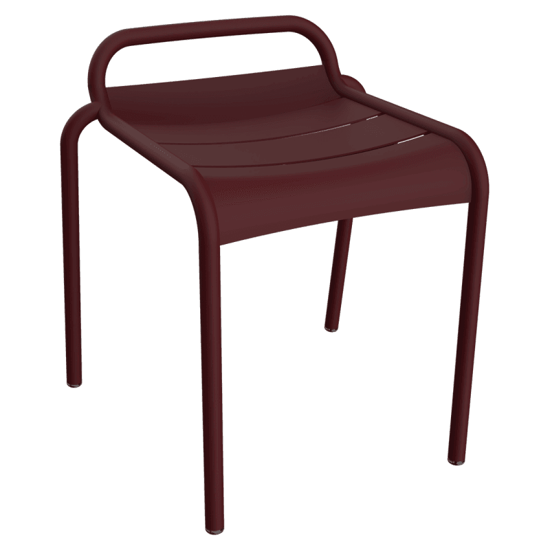 Fermob Luxembourg Stool Black Cherry