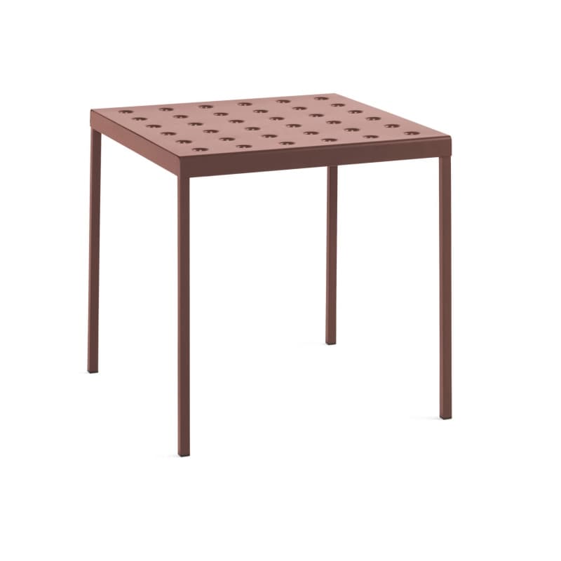 HAY Balcony Table 75 x 76 Iron Red