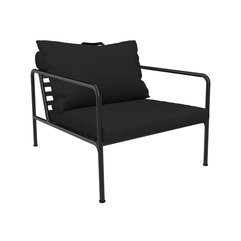 HOUE AVON Lounge Chair Heritage Char Dark grey