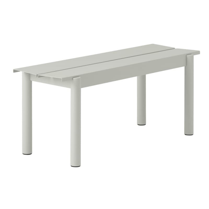 Muuto Linear Steel Bench Grey 110 x 34