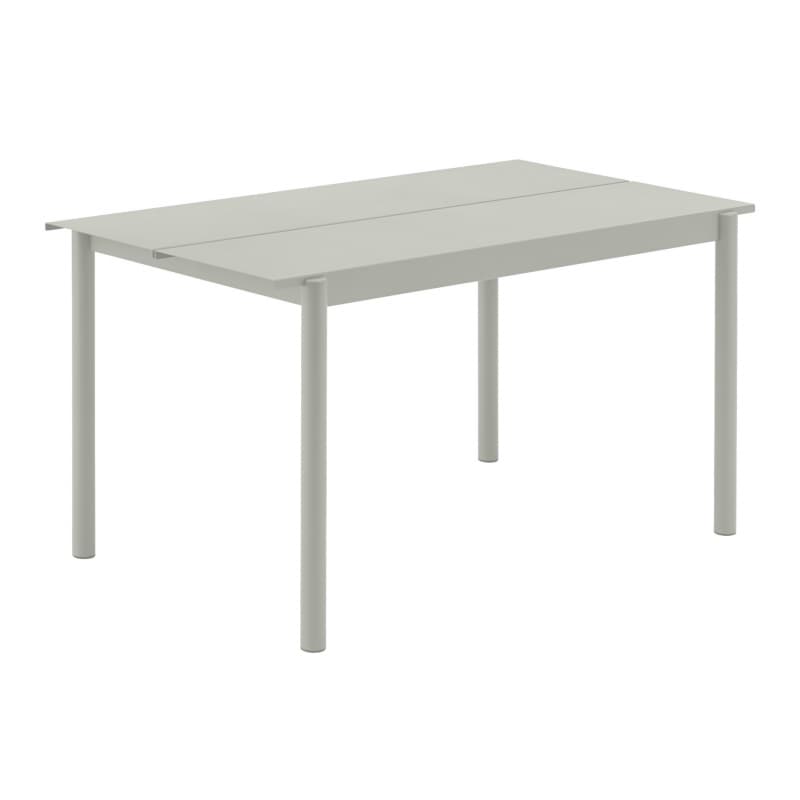 Muuto Linear Steel Table Grey 140 x 75