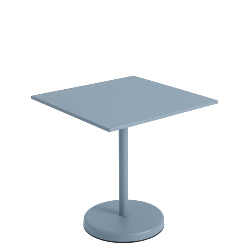 Muuto Linear Steel Café Table 73 Pale Blue