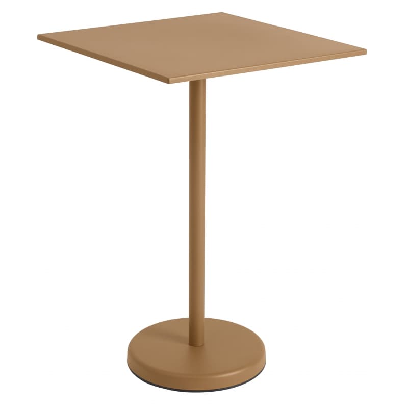 Muuto Linear Steel Café Table 105 Burnt Orange