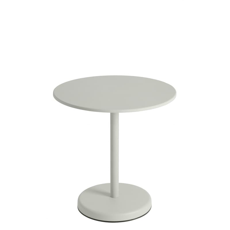 Muuto Linear Steel Café Table Round 73 Grey
