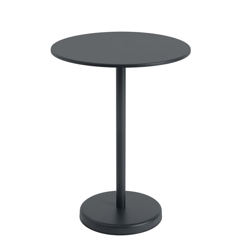 Muuto Linear Steel Café Table Round 95 Black