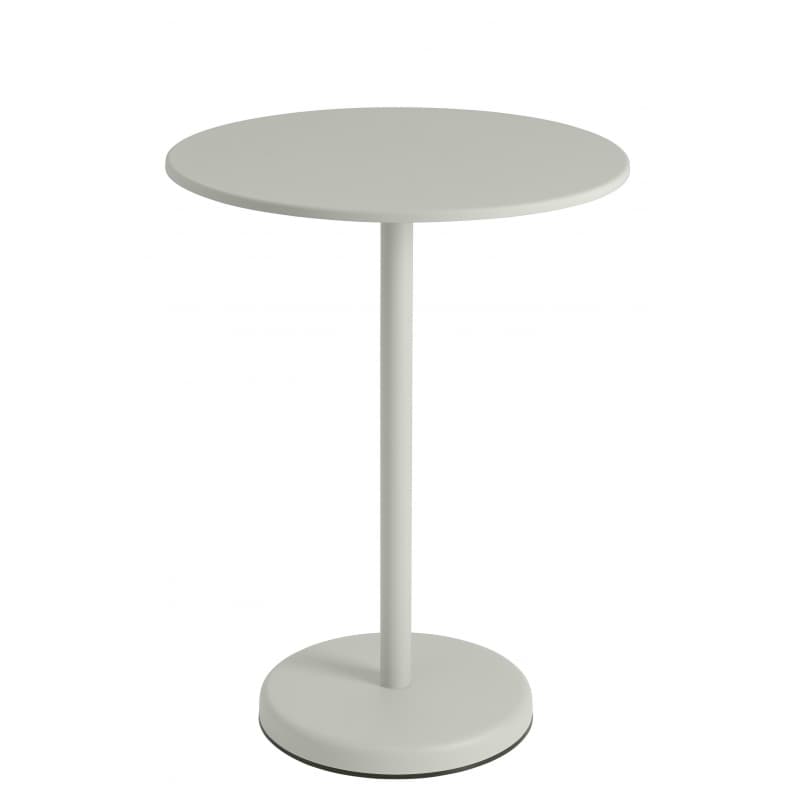 Muuto Linear Steel Café Table Round 95 Grey