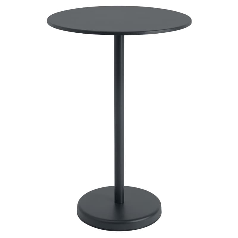 Muuto Linear Steel Café Table Round 105 Black