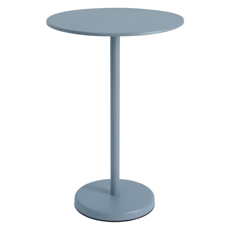 Muuto Linear Steel Café Table Round 105 Pale Blue