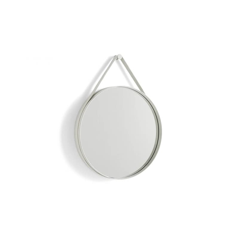 HAY Strap Mirror No. 2 Ø50 Light Grey