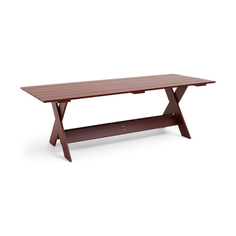 HAY Crate Dining Table Iron Red 230 x 90 cm