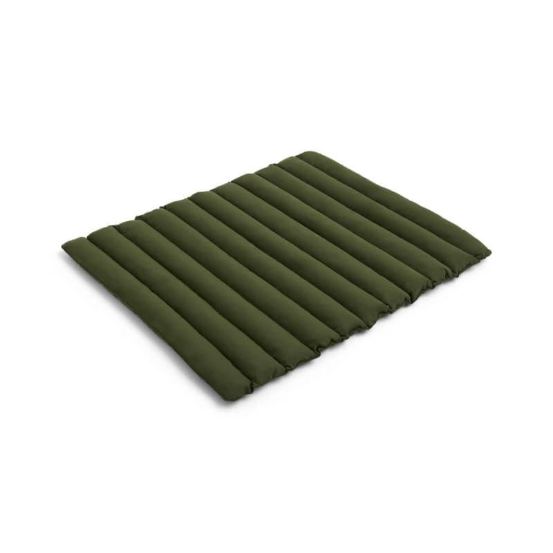 HAY Palissade Soft Quilted Cushion Dining Bench Olive