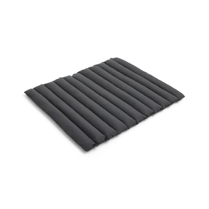 HAY Palissade Soft Quilted Cushion Dining Bench Anthracite
