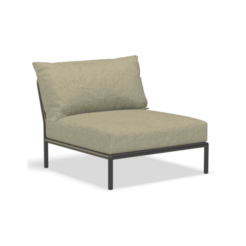 HOUE LEVEL 2 Lounge Chair Dark grey Heritage moss