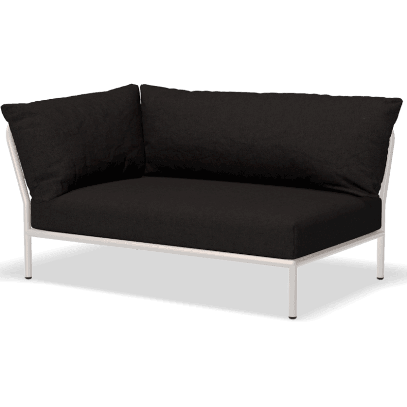 HOUE LEVEL 2 Lounge Sofa Left Corner Heritage Char Muted white