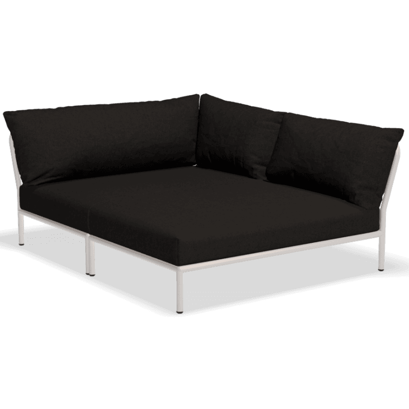 HOUE LEVEL 2 Cozy Corner Right Module Heritage Char Muted white
