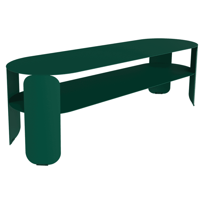 Fermob Bebop Low Console Table Cedar Green