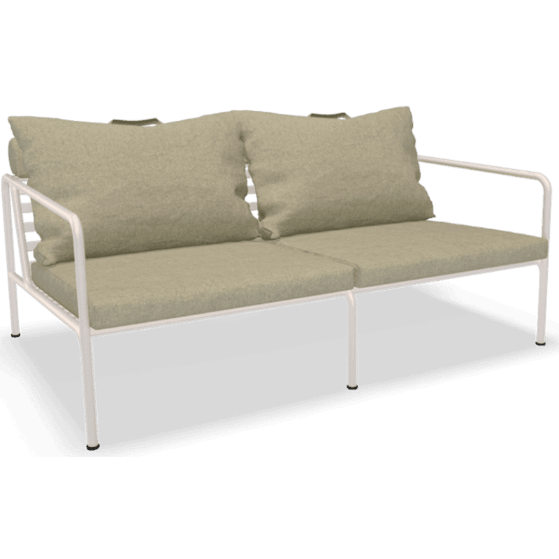 HOUE AVON Lounge Sofa Muted white Heritage moss