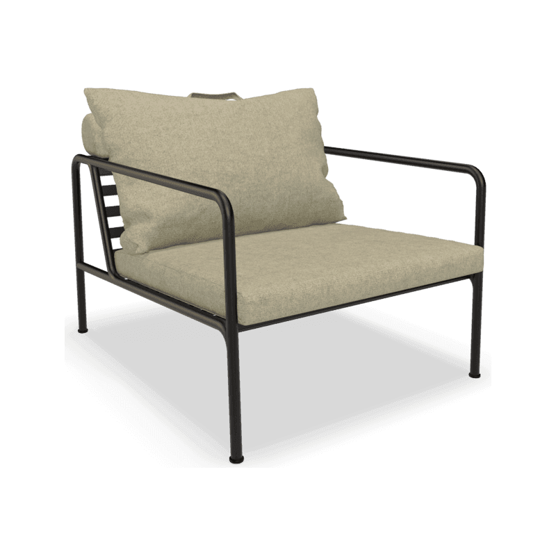 HOUE AVON Lounge Chair Dark grey Heritage moss