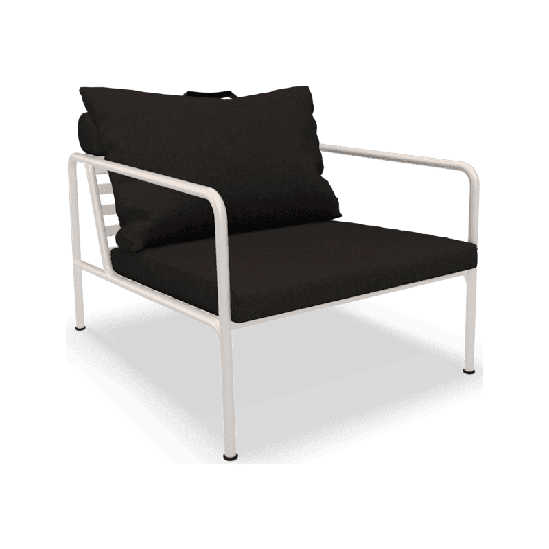 HOUE AVON Lounge Chair Heritage Char Muted white
