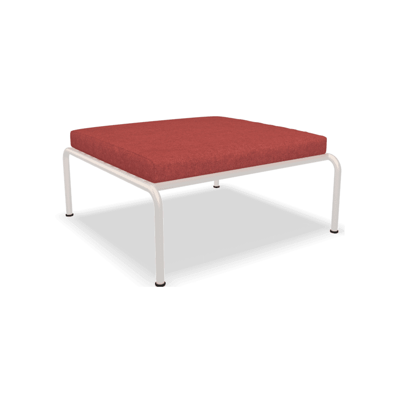 HOUE AVON Lounge Ottoman Muted white Heritage Scarlet