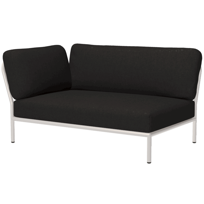 HOUE LEVEL Lounge Sofa Left Corner Heritage Char Muted white