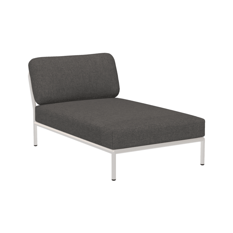 HOUE LEVEL Chaiselong Dark Grey Muted white