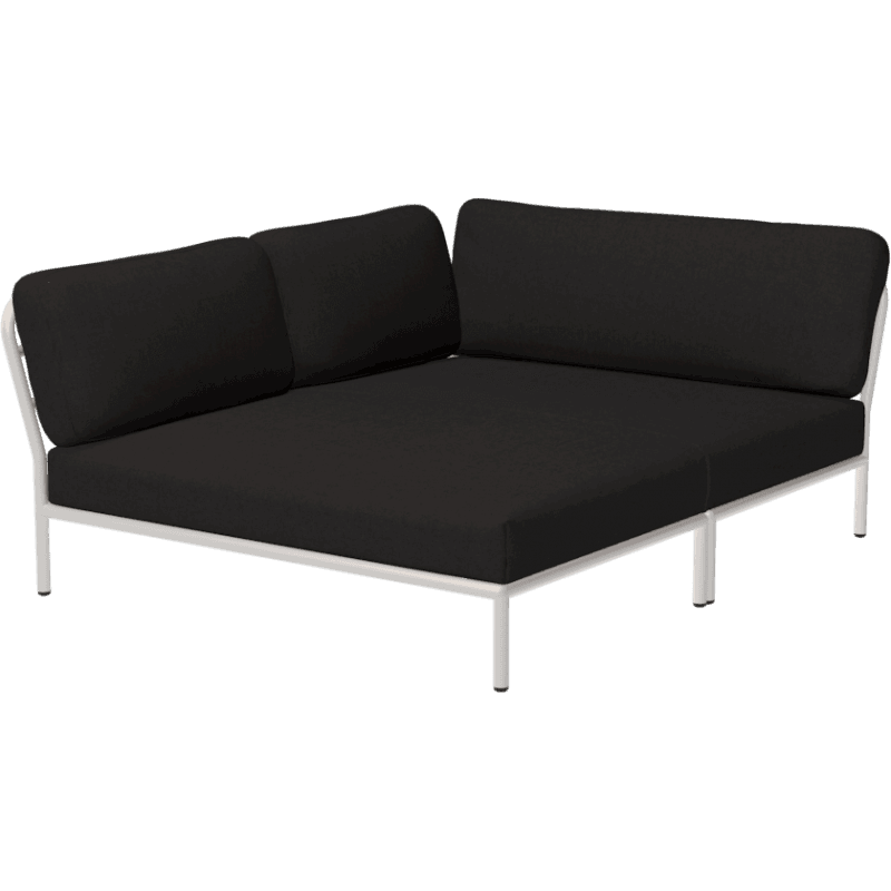 HOUE LEVEL Cozy Corner Left Module Heritage Char Muted white
