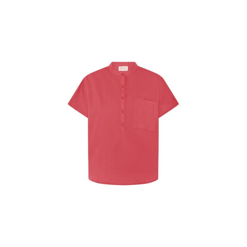Frau Colombo Top Garnet Rose