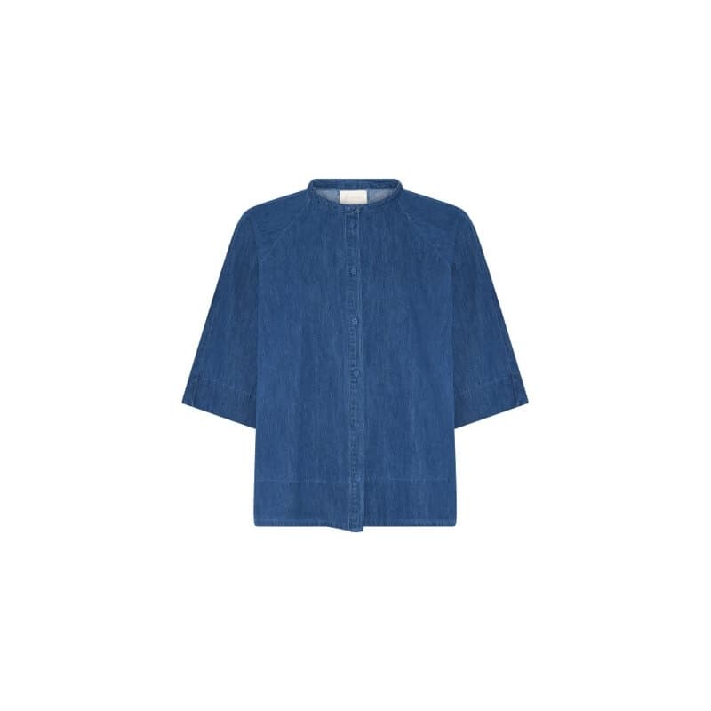 Frau Abu Dhabi Denim Skjorte Clear Blue Denim